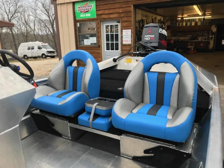 Levi & Bret Cowin's 1752 Blazer SS w/60hp Evinrude Jet Motor