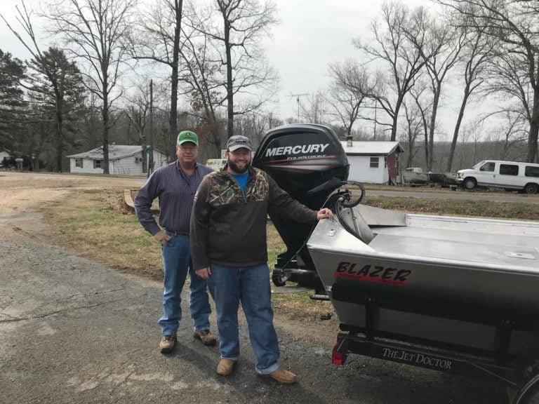 Cole Williams' 1856 Blazer Boat w/80hp Mercury Jet Motor