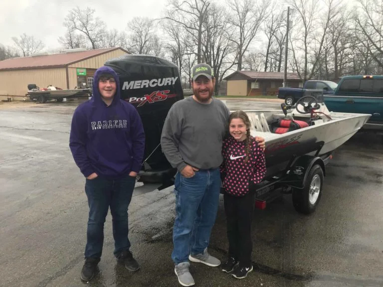 Jeremy & Alicia Knuckles' 1856 Blazer SS w/150hp Mercury ProXS Jet Motor