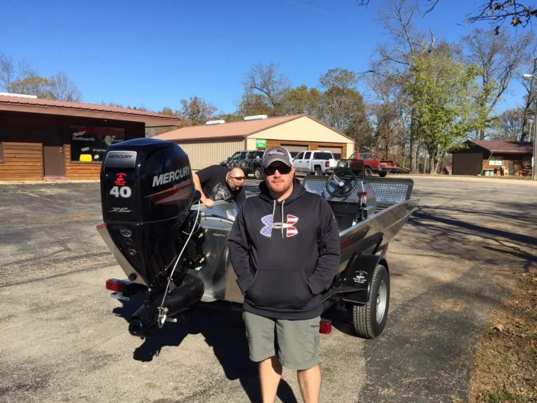 Josh McGuire's 1752 Blazer SS & 40hp Mercury Motor