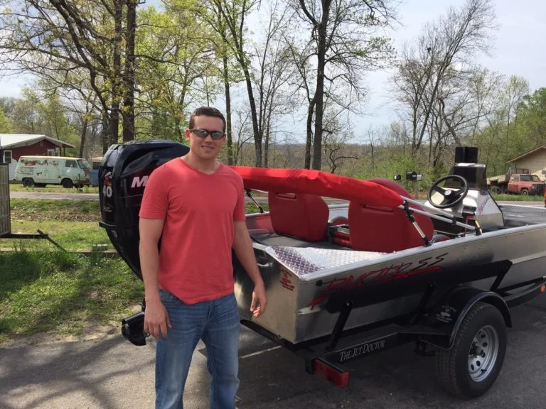 Cody Guinan's 1752 Blazer SS and 40hp Mercury Jet Motor