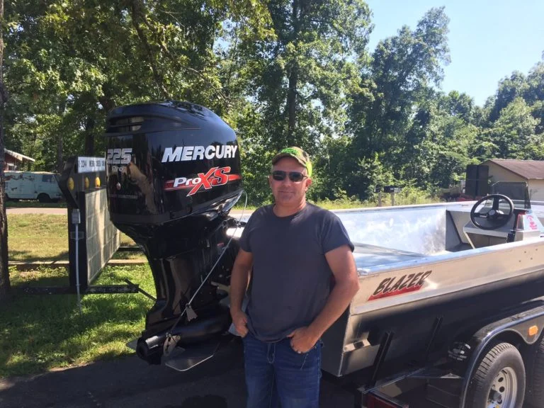 Norval Johnson's 2070 Blazer Boat w/ 225hp Mercury ProXS Jet Motor
