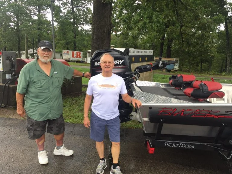 Alvin Gillespie's 1752 Blazer SS and 40hp Mercury Jet Motor