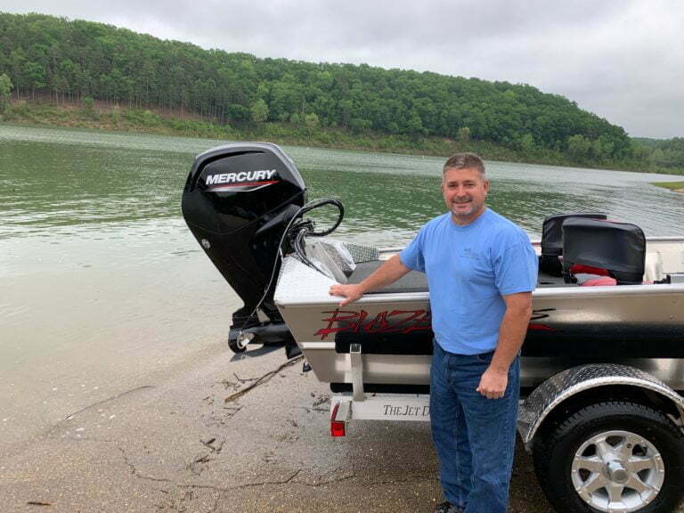 Brent & Tina Sykora's 1856 Blazer SS Boat w/ 80hp Mercury Jet Motor