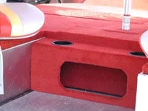Cup holders w/storage options