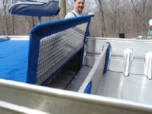 Folding deck for storage
