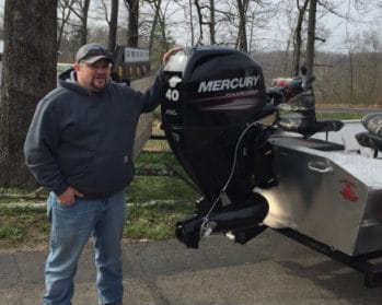 Andy & Candi German's 1852 Blazer SS and 40hp Mercury Jet Motor